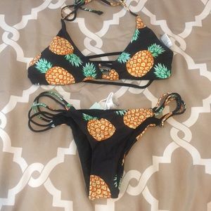 Cupshe Pineapple bikini set